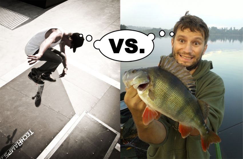 skate vs. fishing