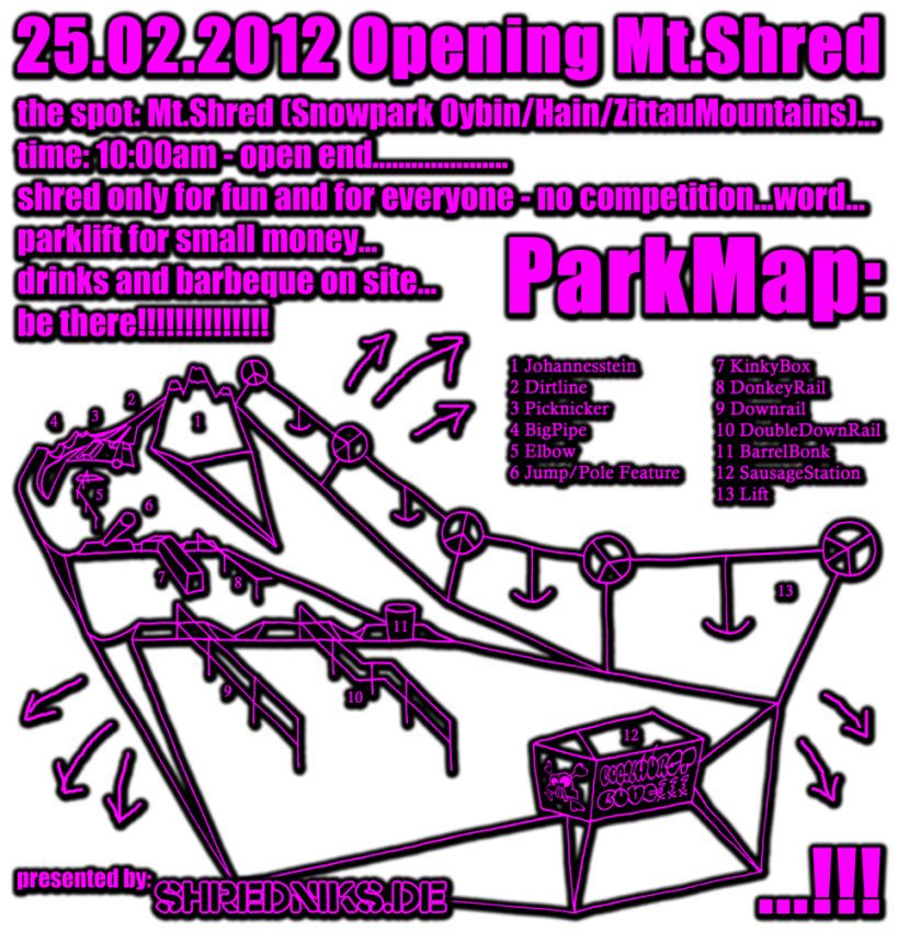 Shred Mt. Shred 25.02.2012
